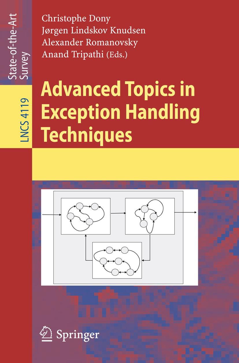 Vorderes Coverbild Advanced Topics in Exception Handling Techniques