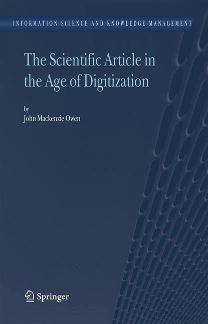 Vorderes Coverbild The Scientific Article in the Age of Digitization
