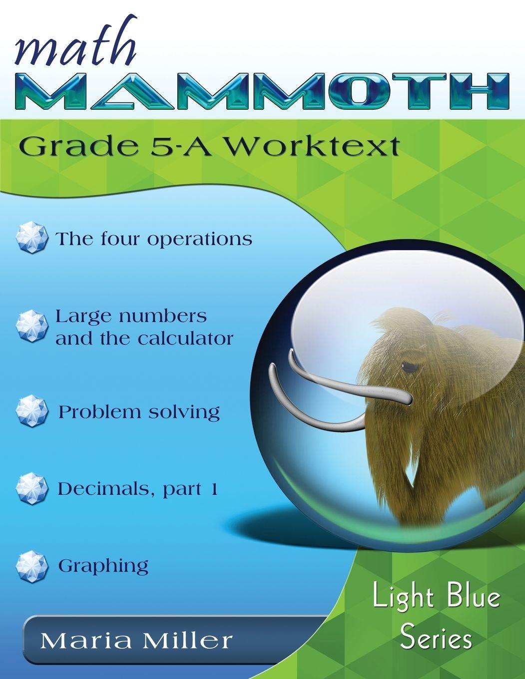 Vorderes Coverbild Math Mammoth Grade 5-A Worktext