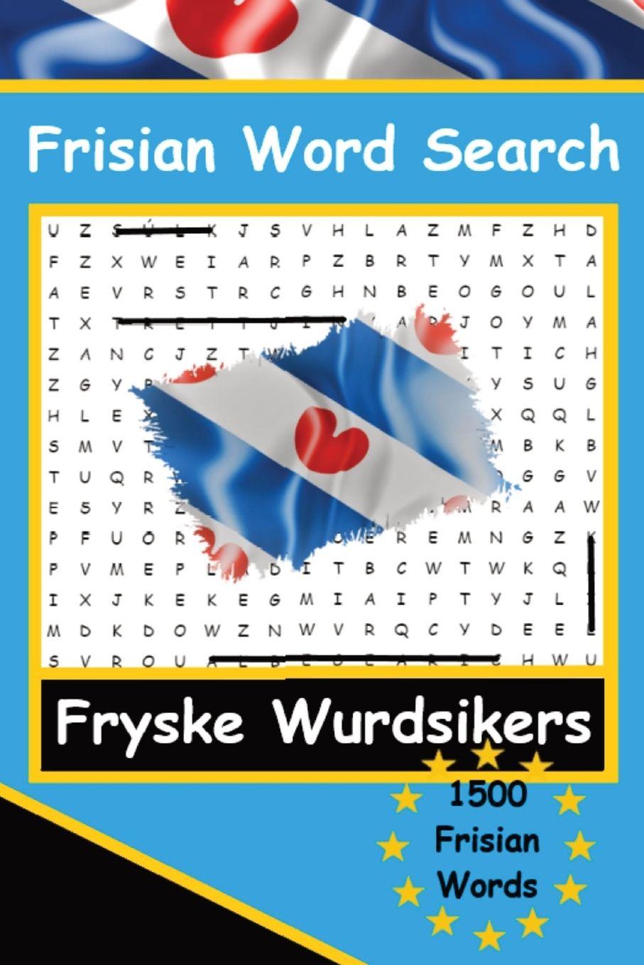 Vorderes Coverbild Frisian Word Search Puzzles | The Frisian Language | Fryske Wurdsikers | LearnFrisian