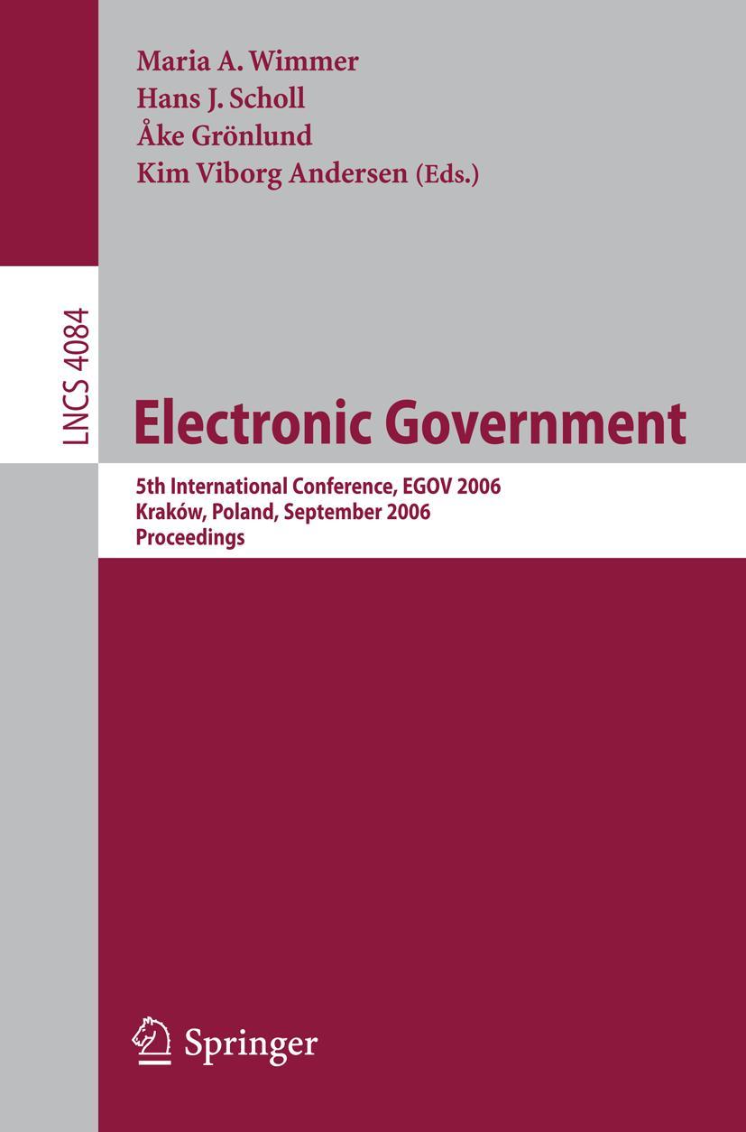 Vorderes Coverbild Electronic Government