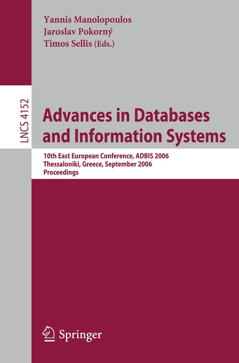 Vorderes Coverbild Advances in Databases and Information Systems