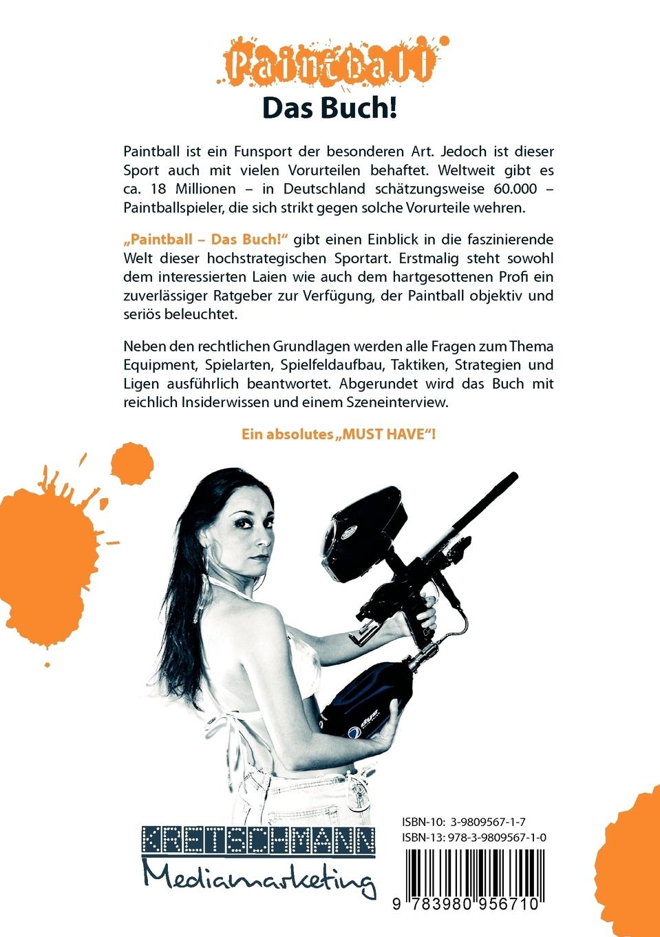 Rückseitencover Paintball - Das Buch!