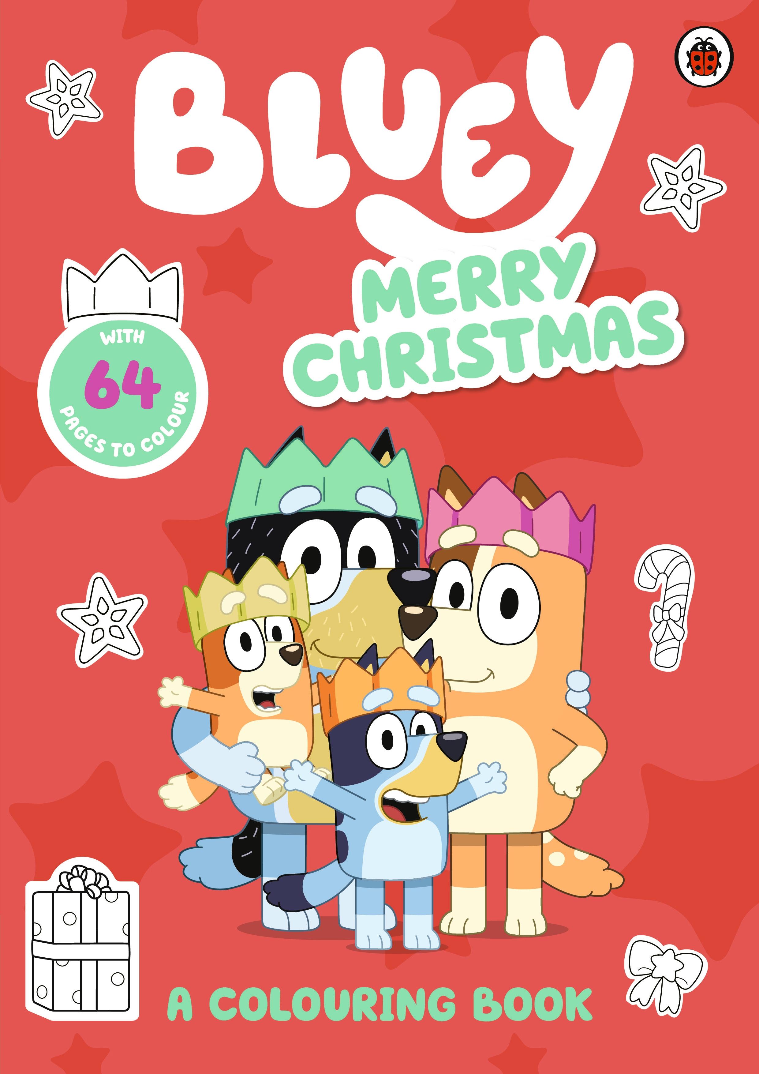 Vorderes Coverbild Bluey: Merry Christmas: A Colouring Book