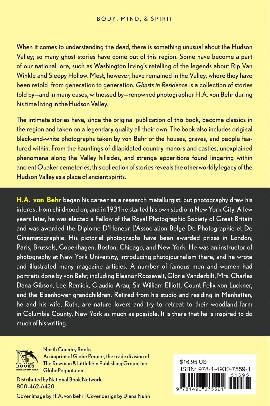 Rückseitencover Ghosts in Residence