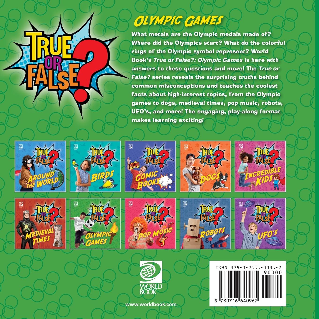 Rückseitencover True or False? Olympic Games