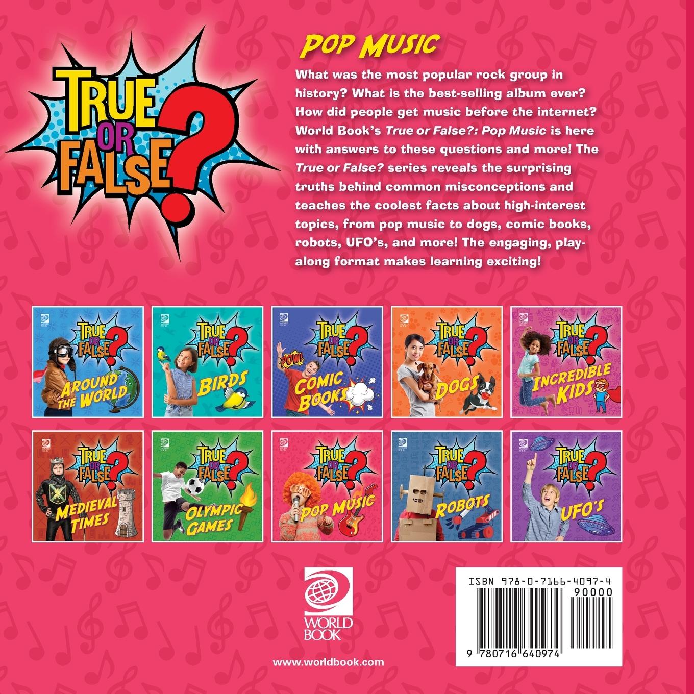 Rückseitencover True or False? Pop Music