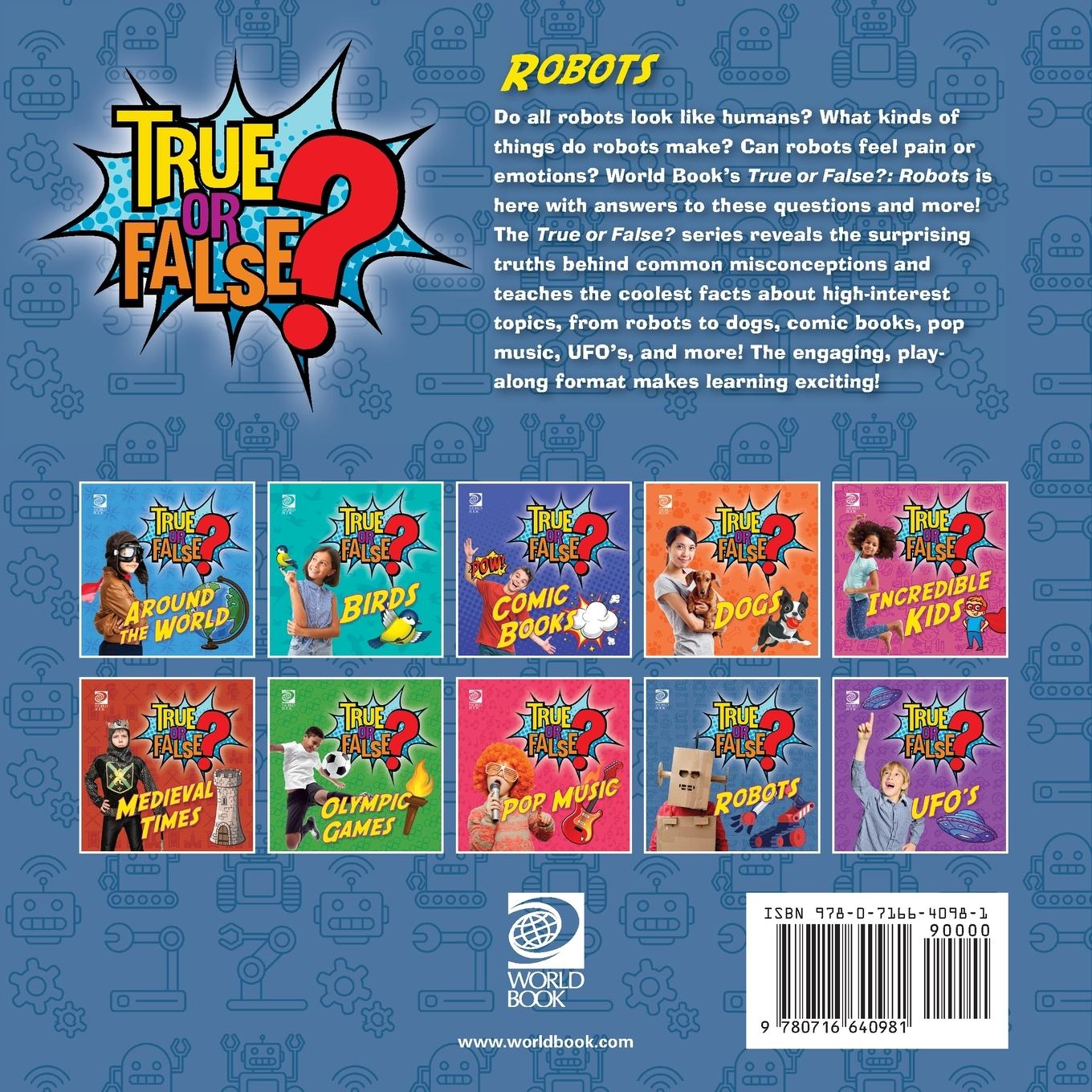 Rückseitencover True or False? Robots