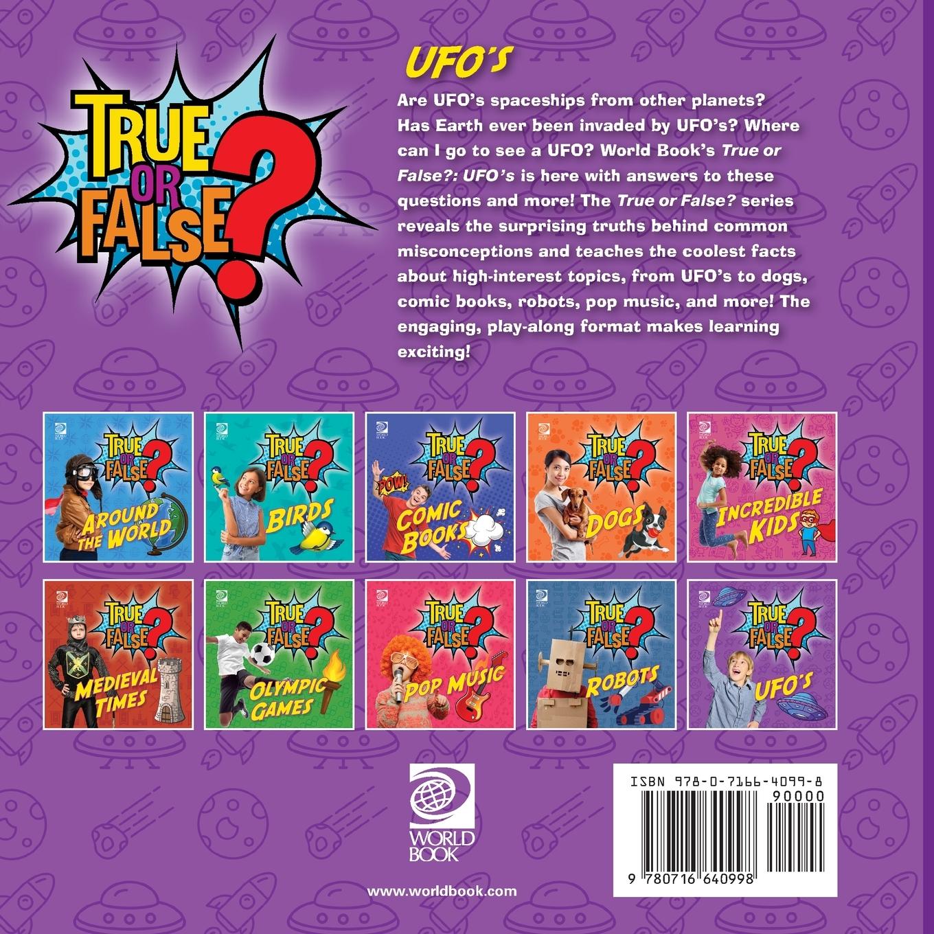 Rückseitencover True or False? UFO's