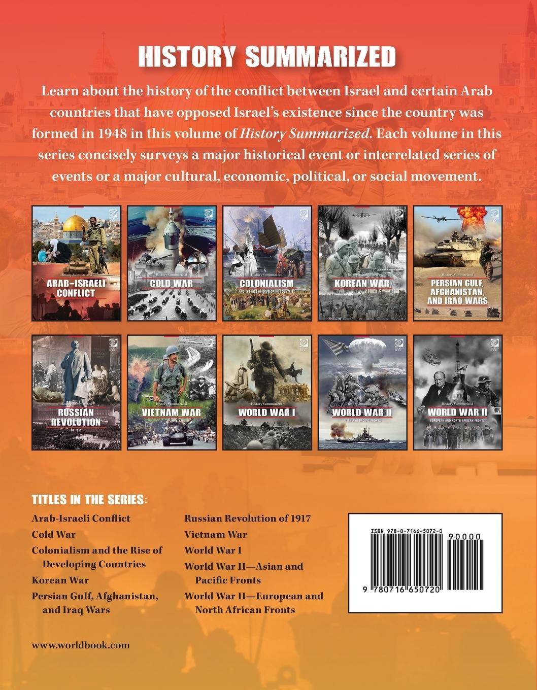 Rückseitencover Arab-Israeli Conflict