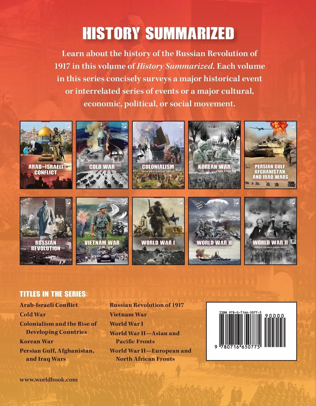 Rückseitencover Russian Revolution of 1917