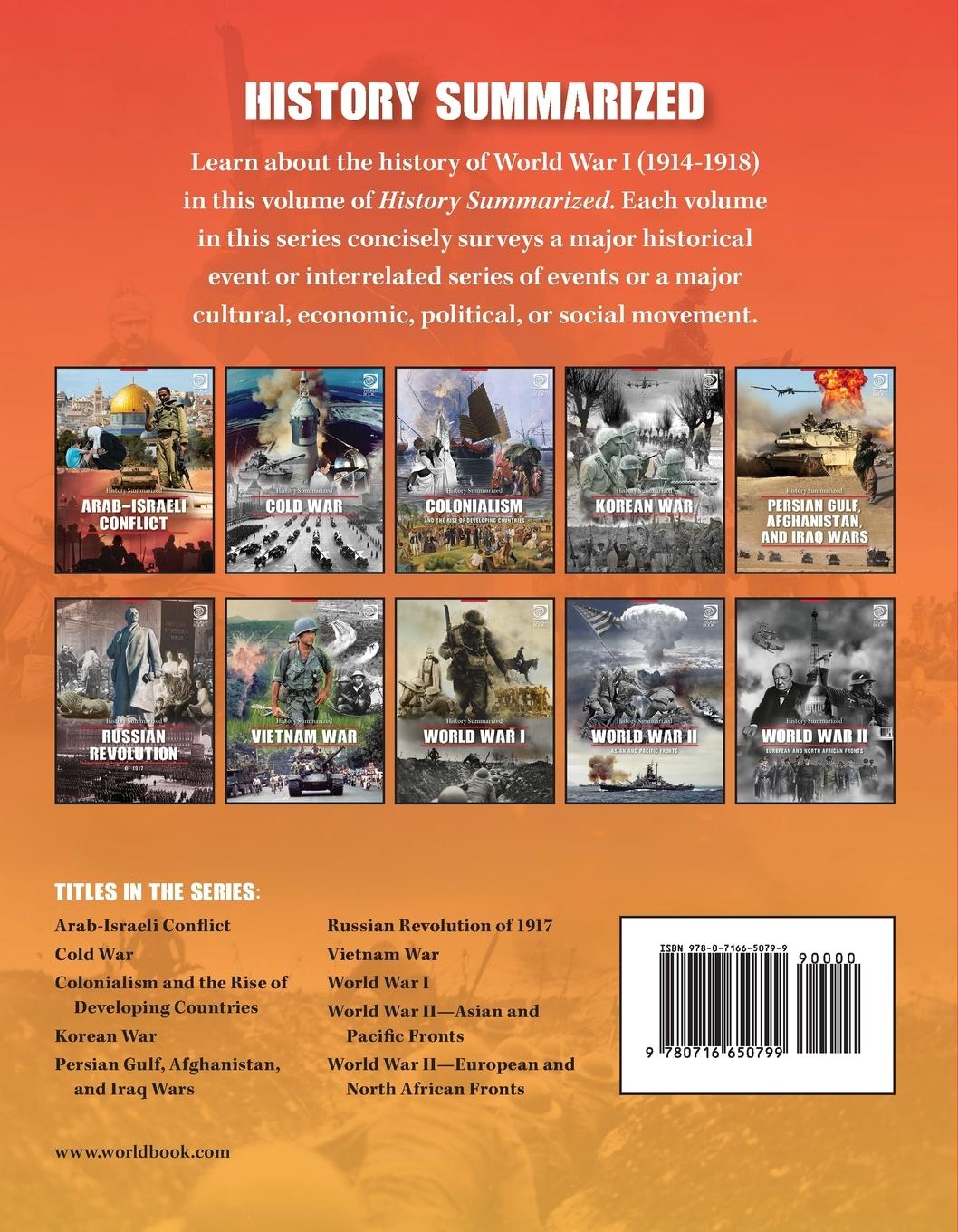 Rückseitencover World War I