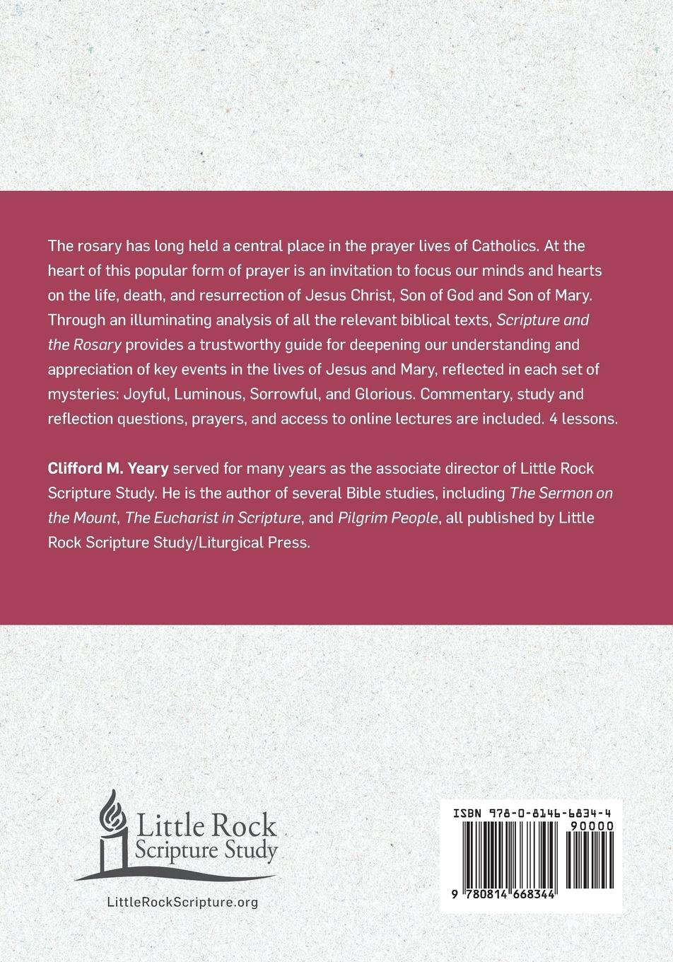 Rückseitencover Scripture and the Rosary