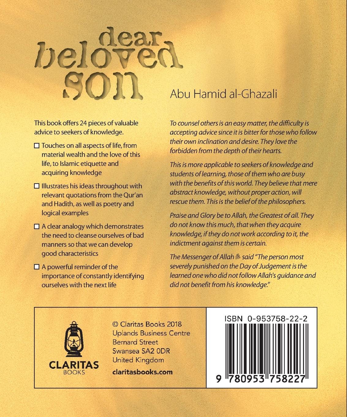 Rückseitencover Dear Beloved Son