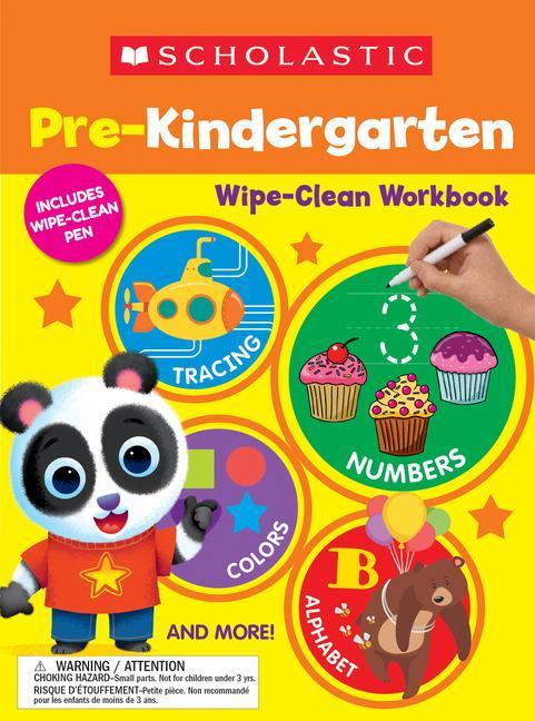 Vorderes Coverbild Scholastic Pre-K Wipe-Clean Workbook