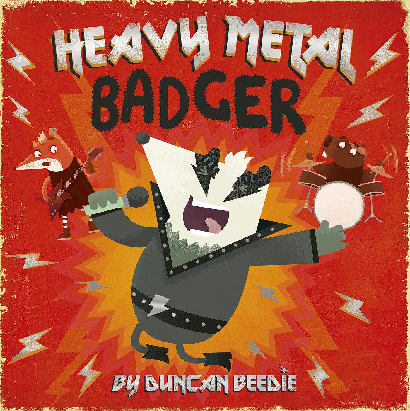 Vorderes Coverbild Heavy Metal Badger
