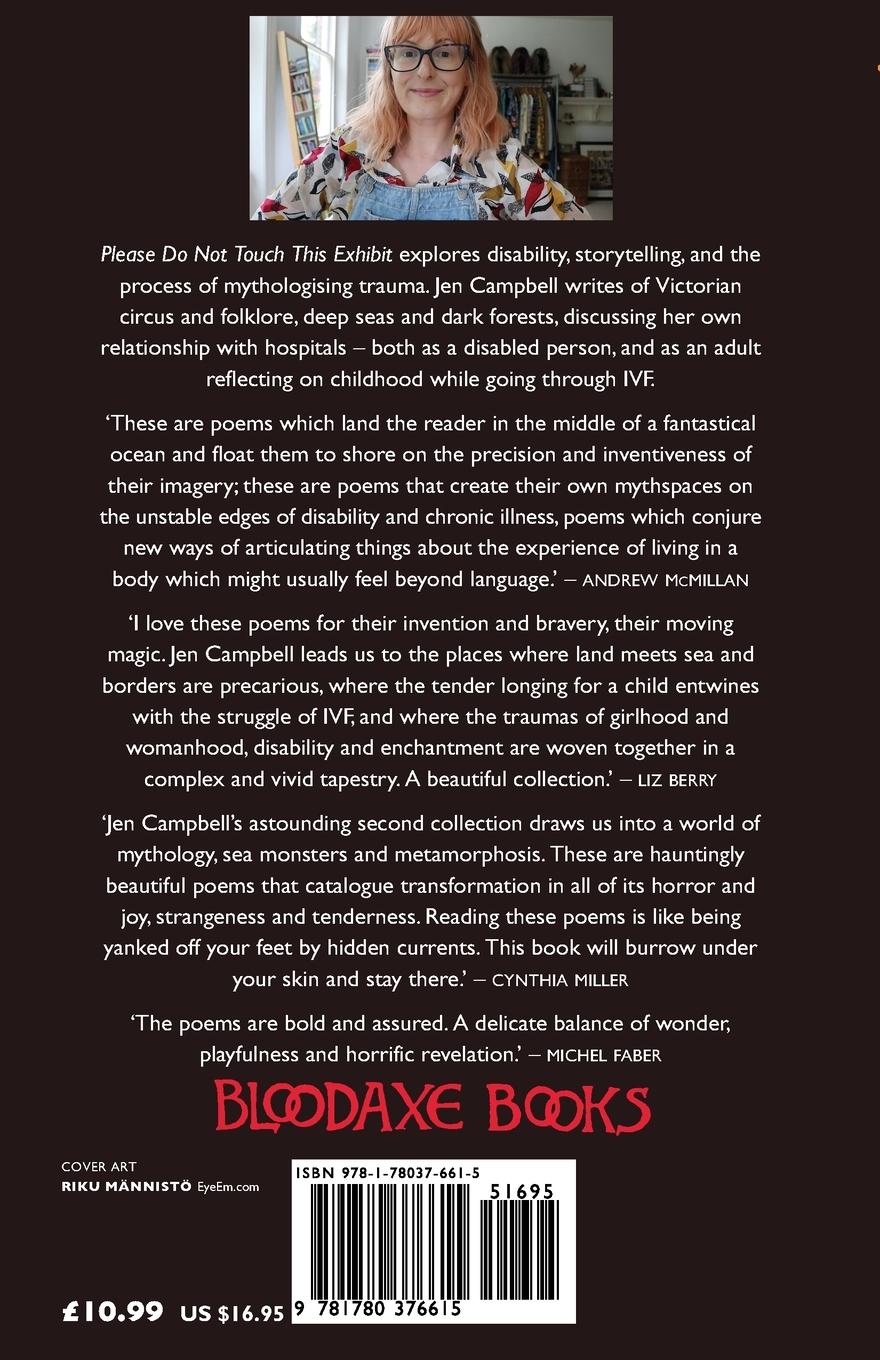 Rückseitencover Please Do Not Touch This Exhibit