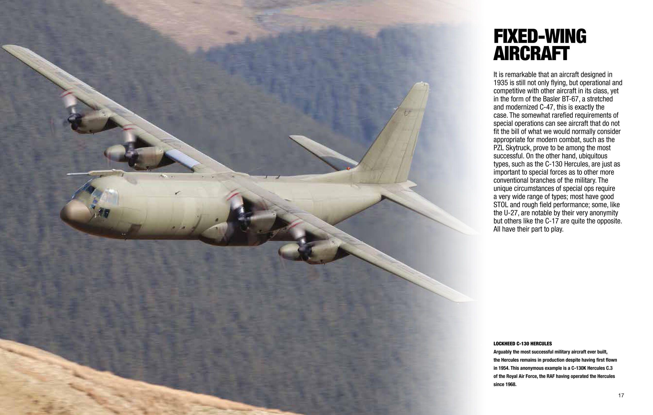 Beispielinhalt (Bild) Aircraft of the Special Forces