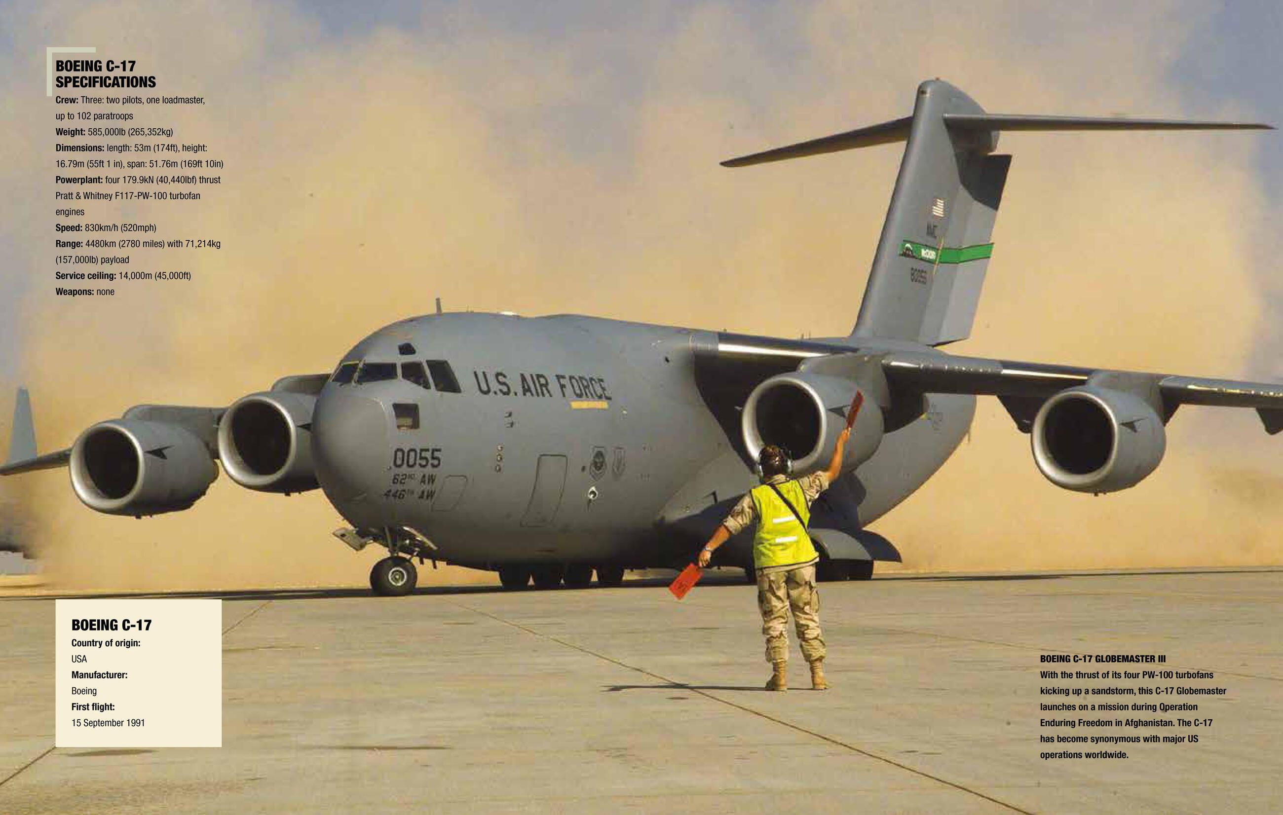 Beispielinhalt (Bild) Aircraft of the Special Forces