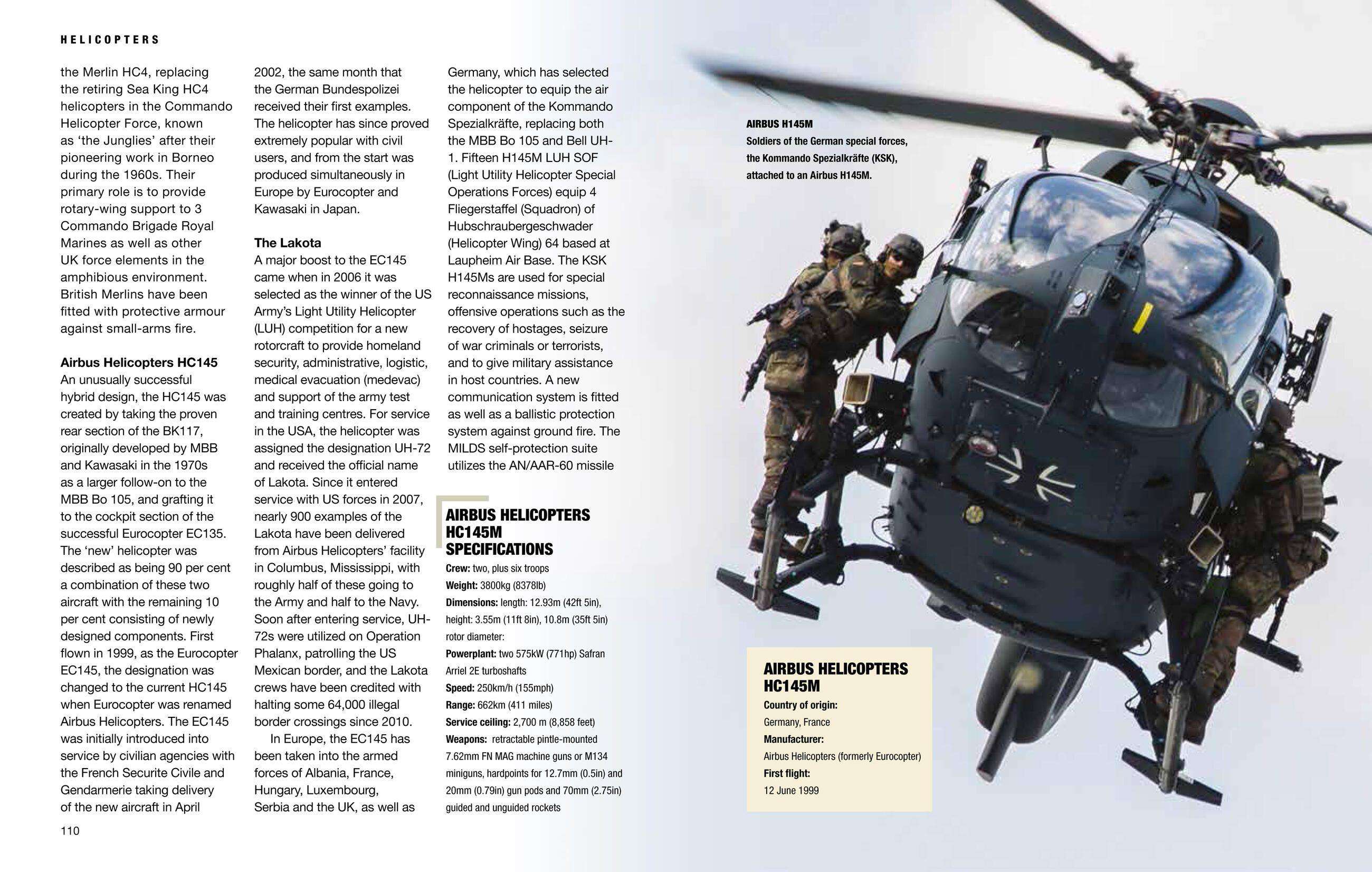 Beispielinhalt (Bild) Aircraft of the Special Forces