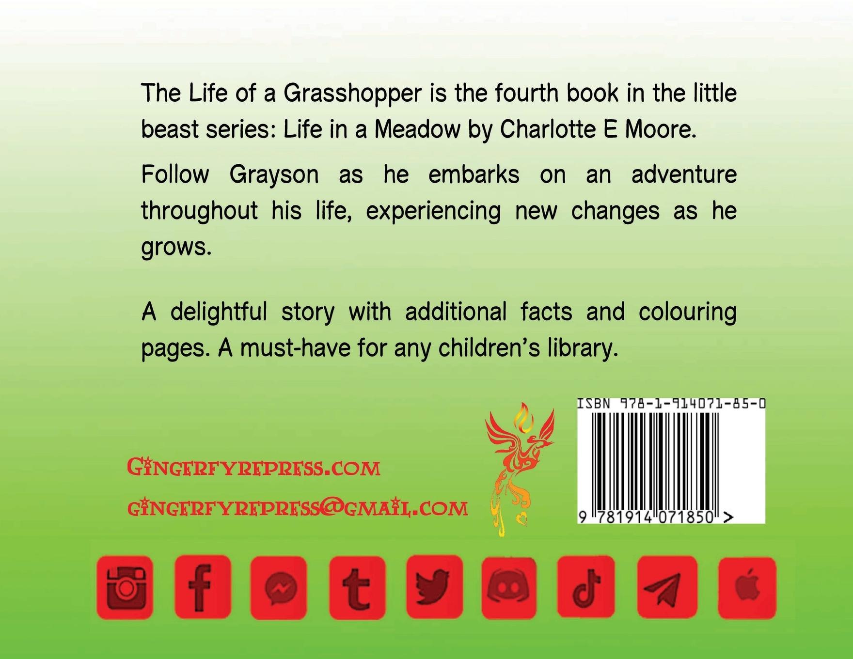 Rückseitencover The Life of a Grasshopper