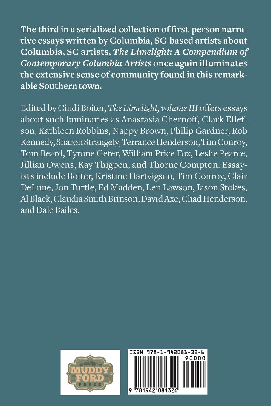 Rückseitencover The Limelight Volume III, A Compendium of Contemporary Columbia Artists