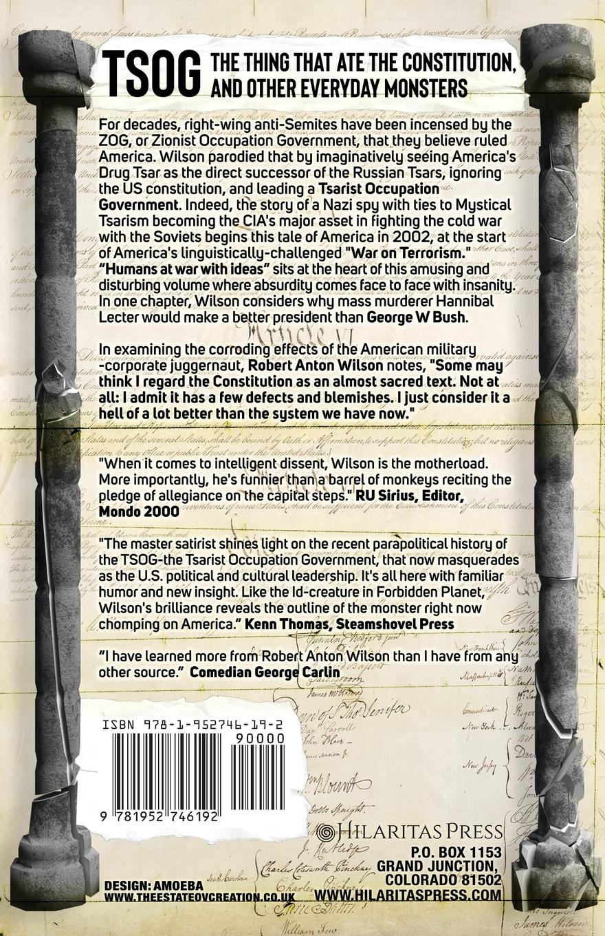 Rückseitencover Tsog: The Thing That Ate The Constitution and other everyday monsters