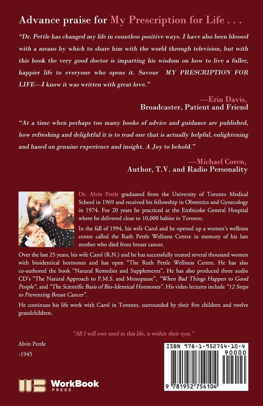 Rückseitencover My Prescription for Life