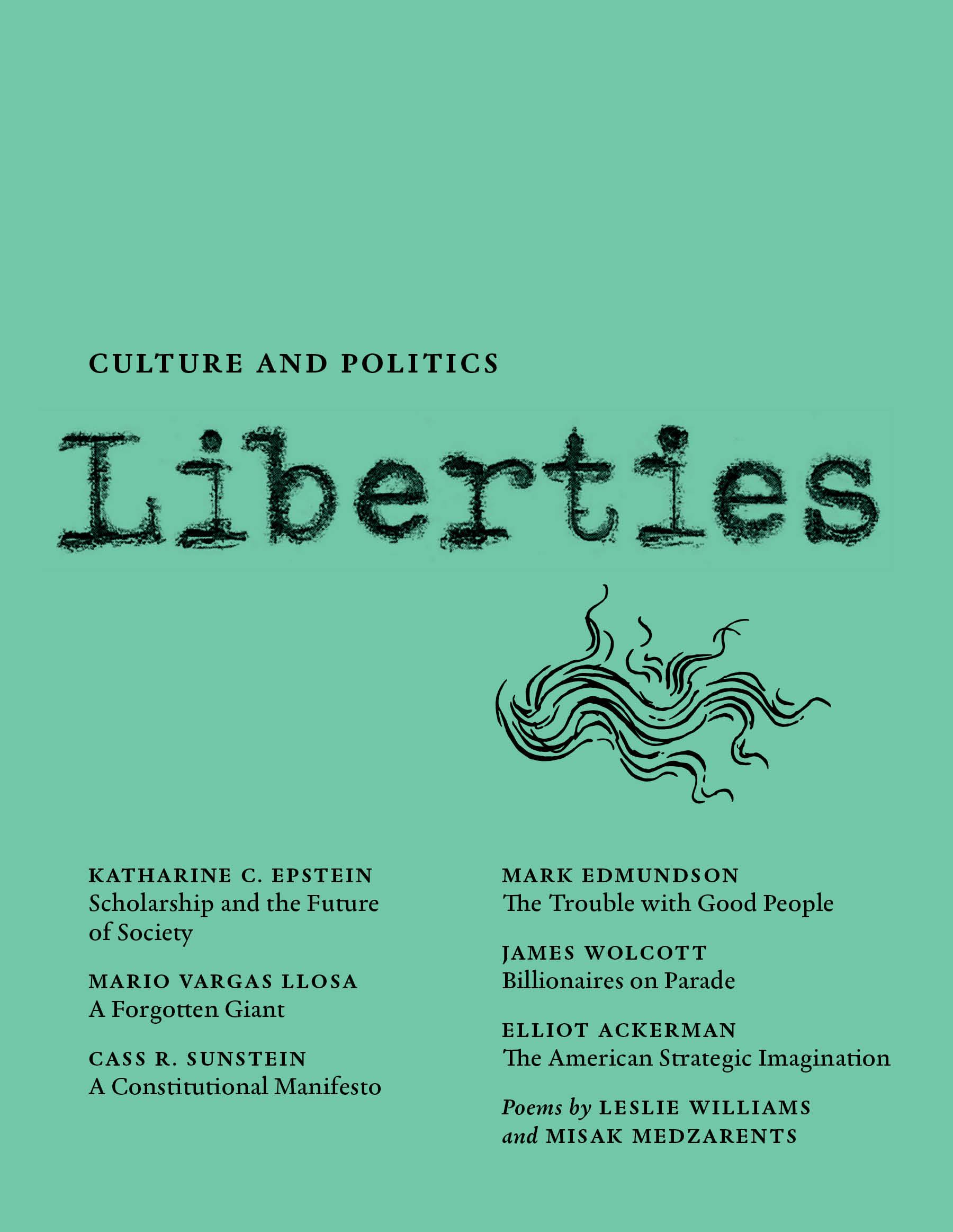 Vorderes Coverbild Liberties Journal of Culture and Politics