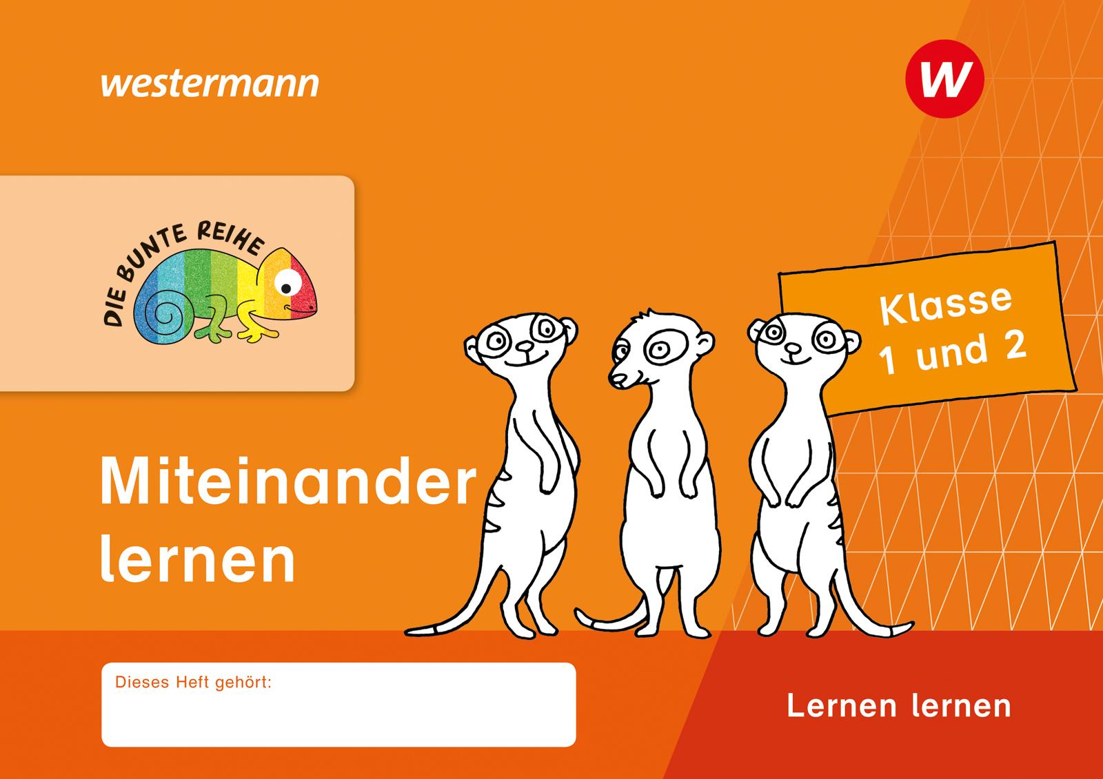Vorderes Coverbild DIE BUNTE REIHE - Deutsch. Miteinander lernen Klasse 1/2