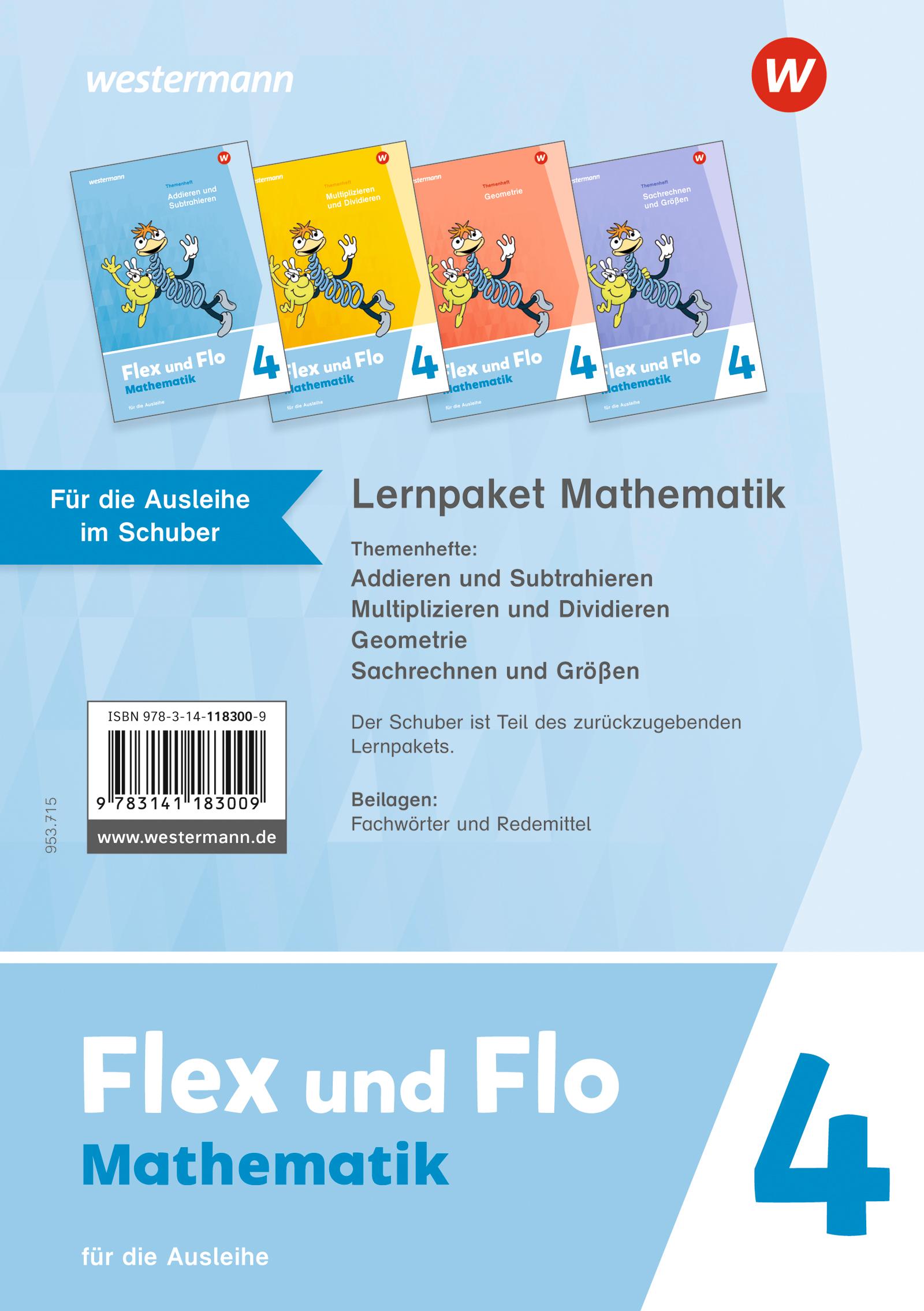 Vorderes Coverbild Flex und Flo 4. Themenhefte Paket: Für die Ausleihe. Für Rheinland-Pfalz