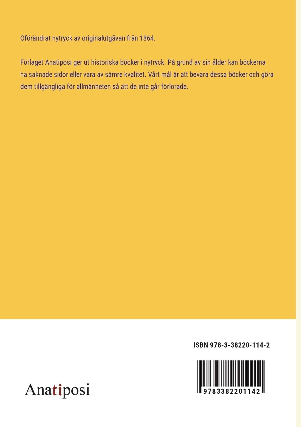 Rückseitencover Samlade Skrifter