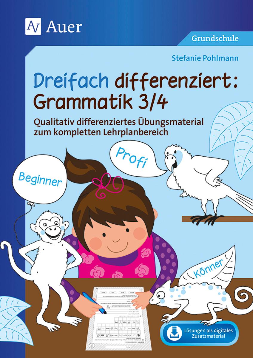 Vorderes Coverbild Dreifach differenziert Grammatik 3/4