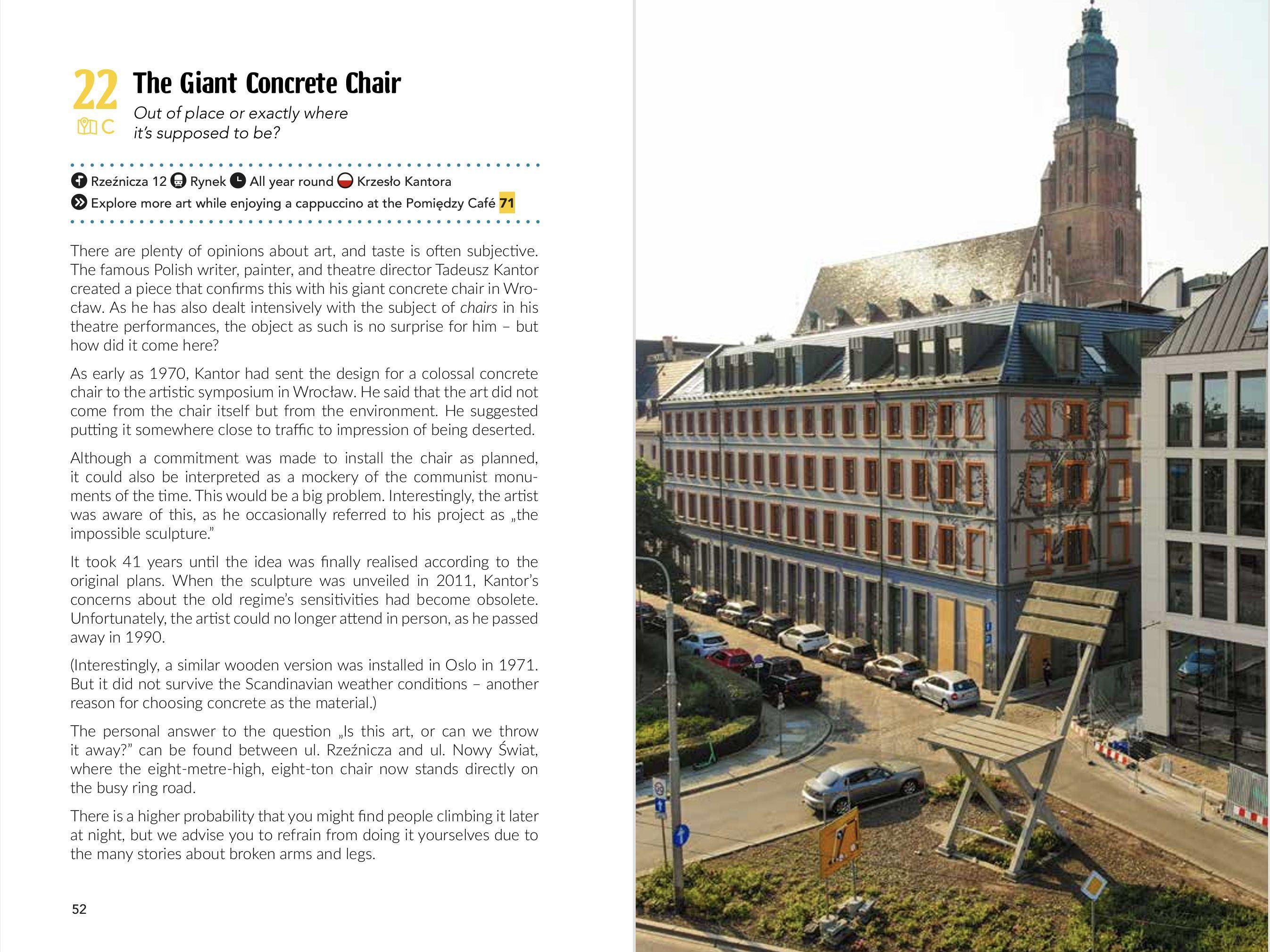 Beispielinhalt (Bild) Wroclaw: An alternative guide to 100 extraordinary places