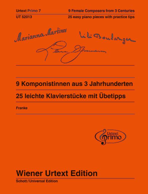 Vorderes Coverbild 9 Komponistinnen aus 3 Jahrhunderten