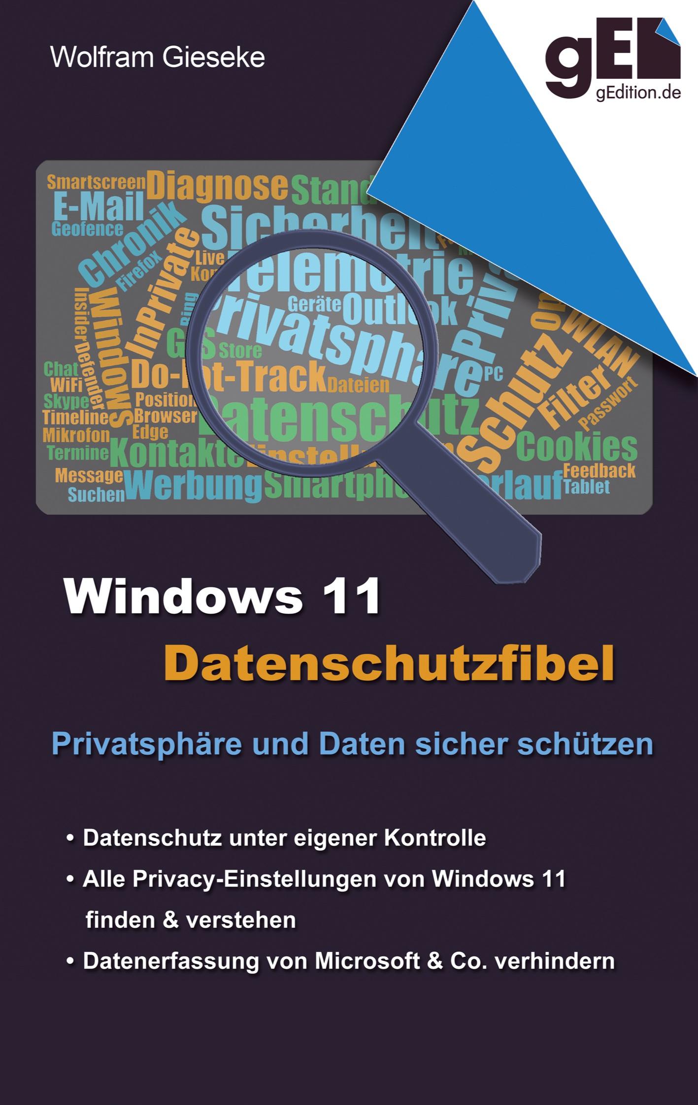 Vorderes Coverbild Windows 11 Datenschutzfibel