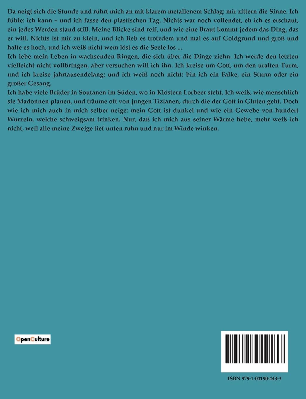 Rückseitencover Das Stunden-Buch