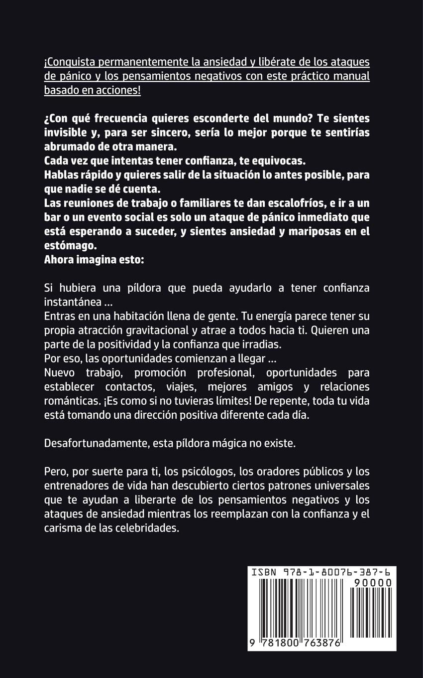 Rückseitencover Superar la ansiedad