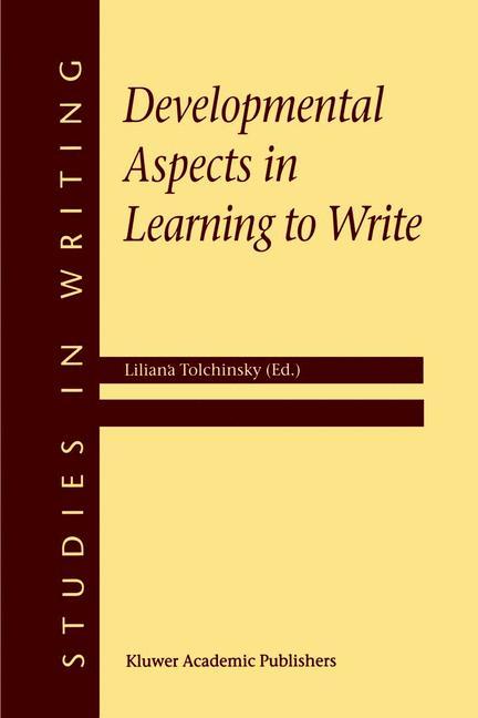 Vorderes Coverbild Developmental Aspects in Learning to Write