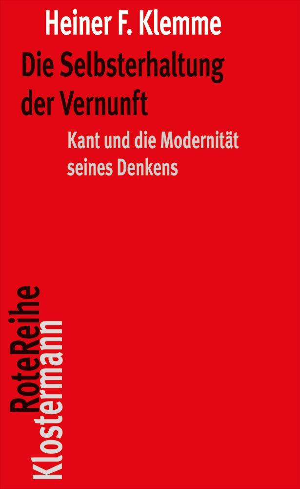 Vorderes Coverbild Die Selbsterhaltung der Vernunft