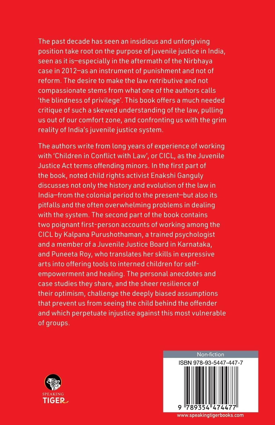 Rückseitencover JUVENILE, NOT DELINQUENT CHILDREN IN CONFLICT WITH THE LAW