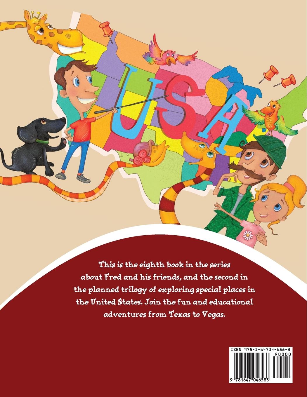 Rückseitencover When Fred the Snake and Friends Explore USA Central