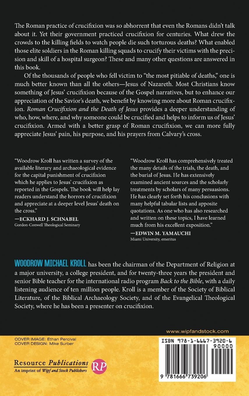 Rückseitencover Roman Crucifixion and the Death of Jesus