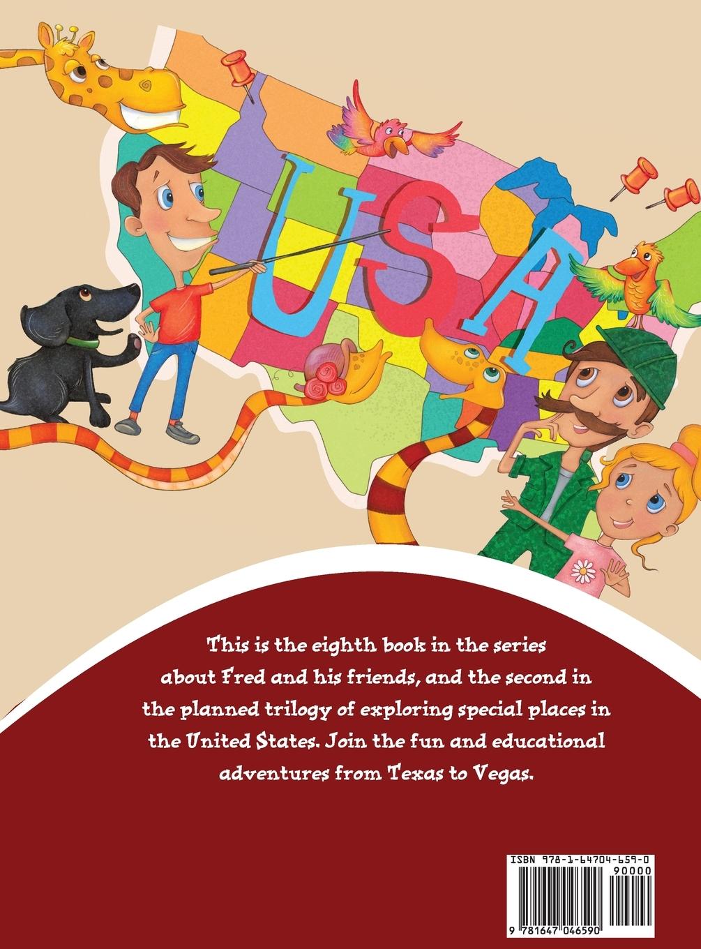 Rückseitencover When Fred the Snake and Friends Explore USA Central
