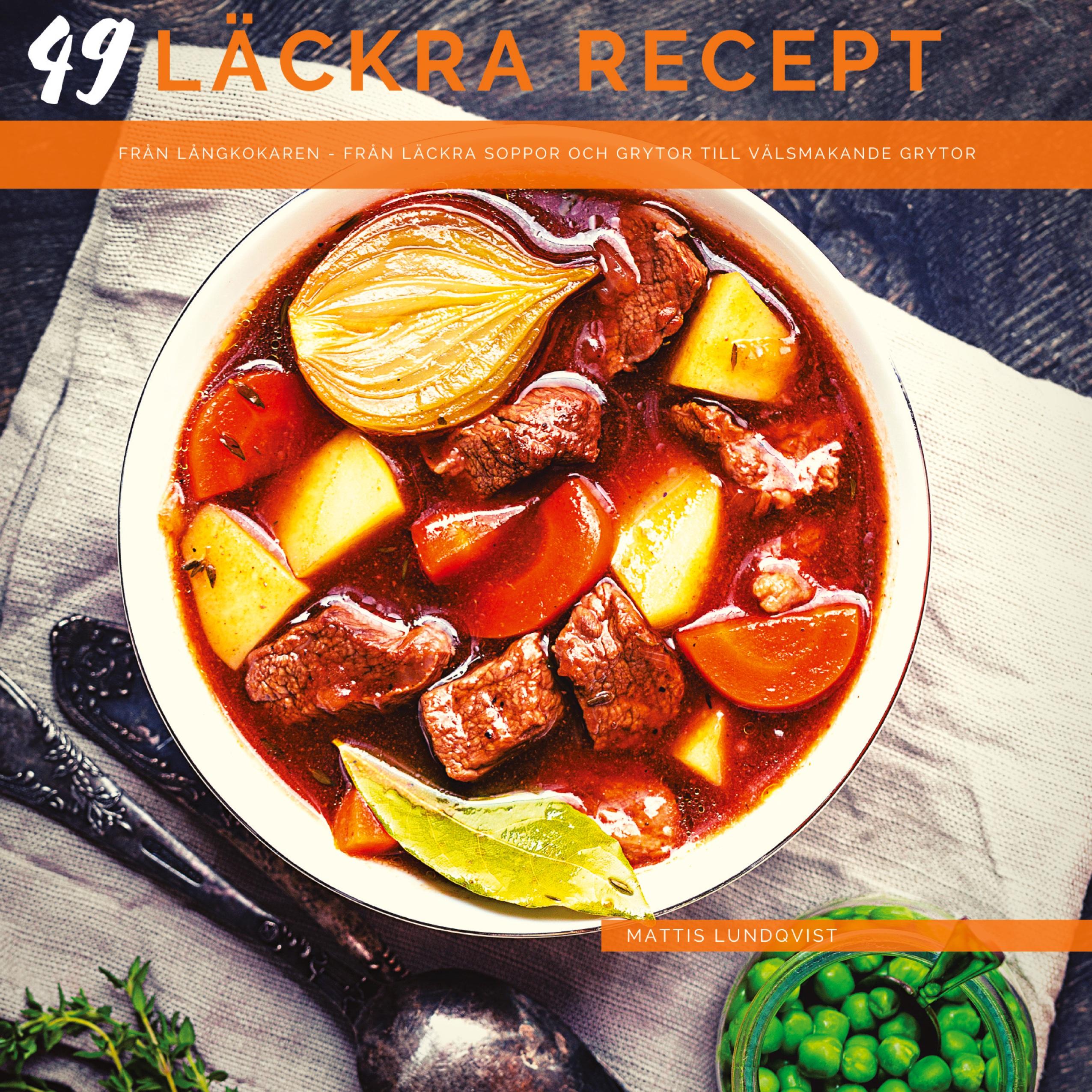 Vorderes Coverbild 49 läckra recept från långkokaren