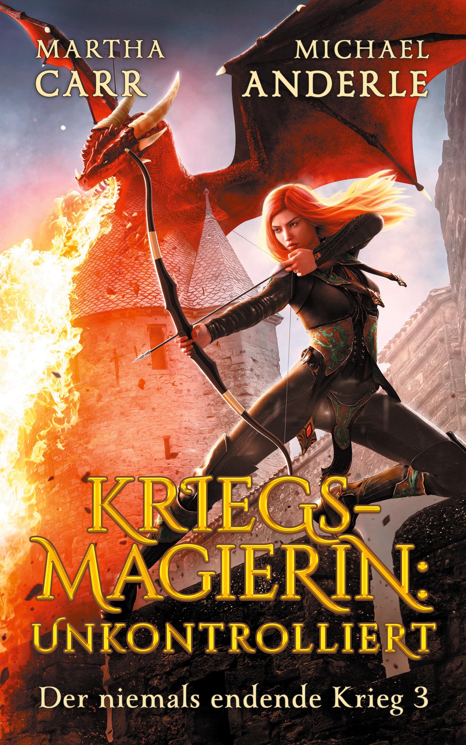 Vorderes Coverbild Kriegsmagierin: Unkontrolliert
