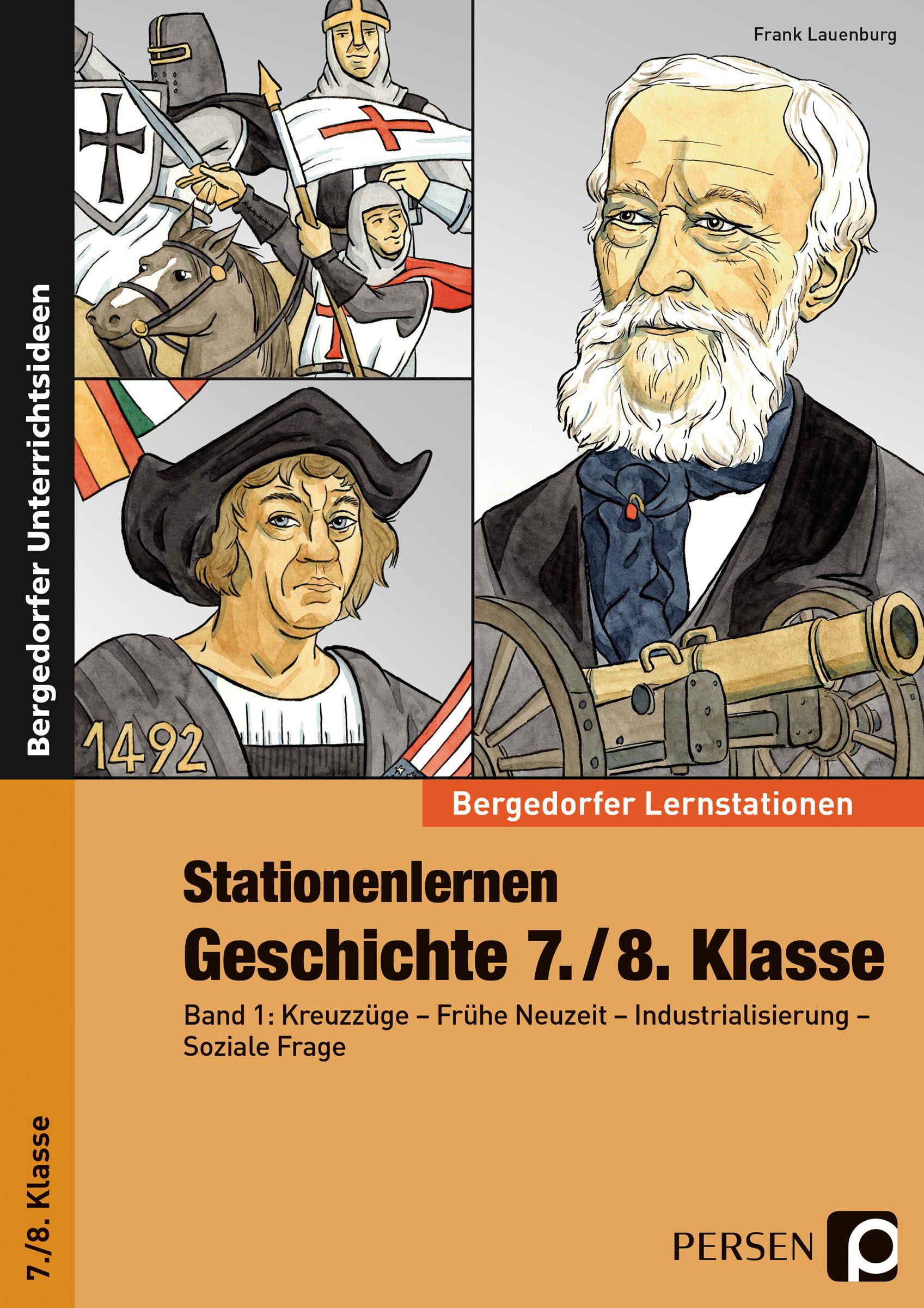 Vorderes Coverbild Stationenlernen Geschichte 7./8. Klasse - Band 1