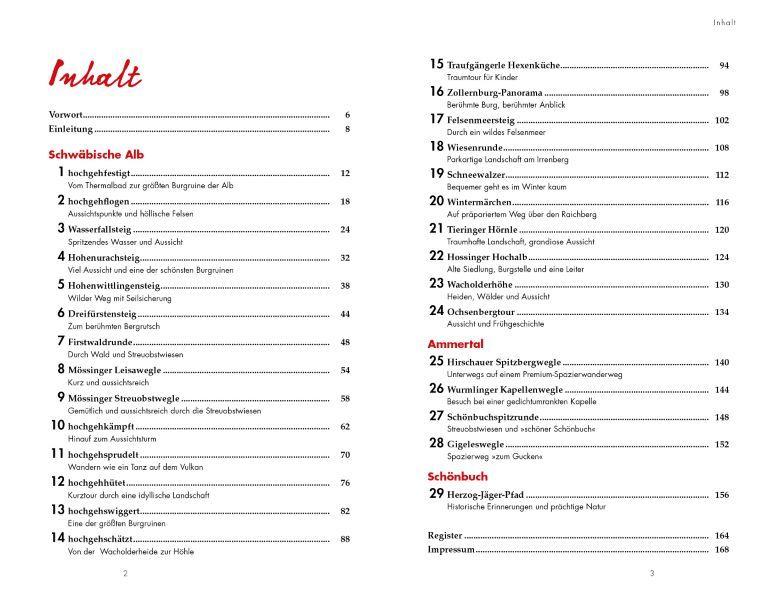 Beispielinhalt (Bild) Premiumwanderwege Schwäbische Alb