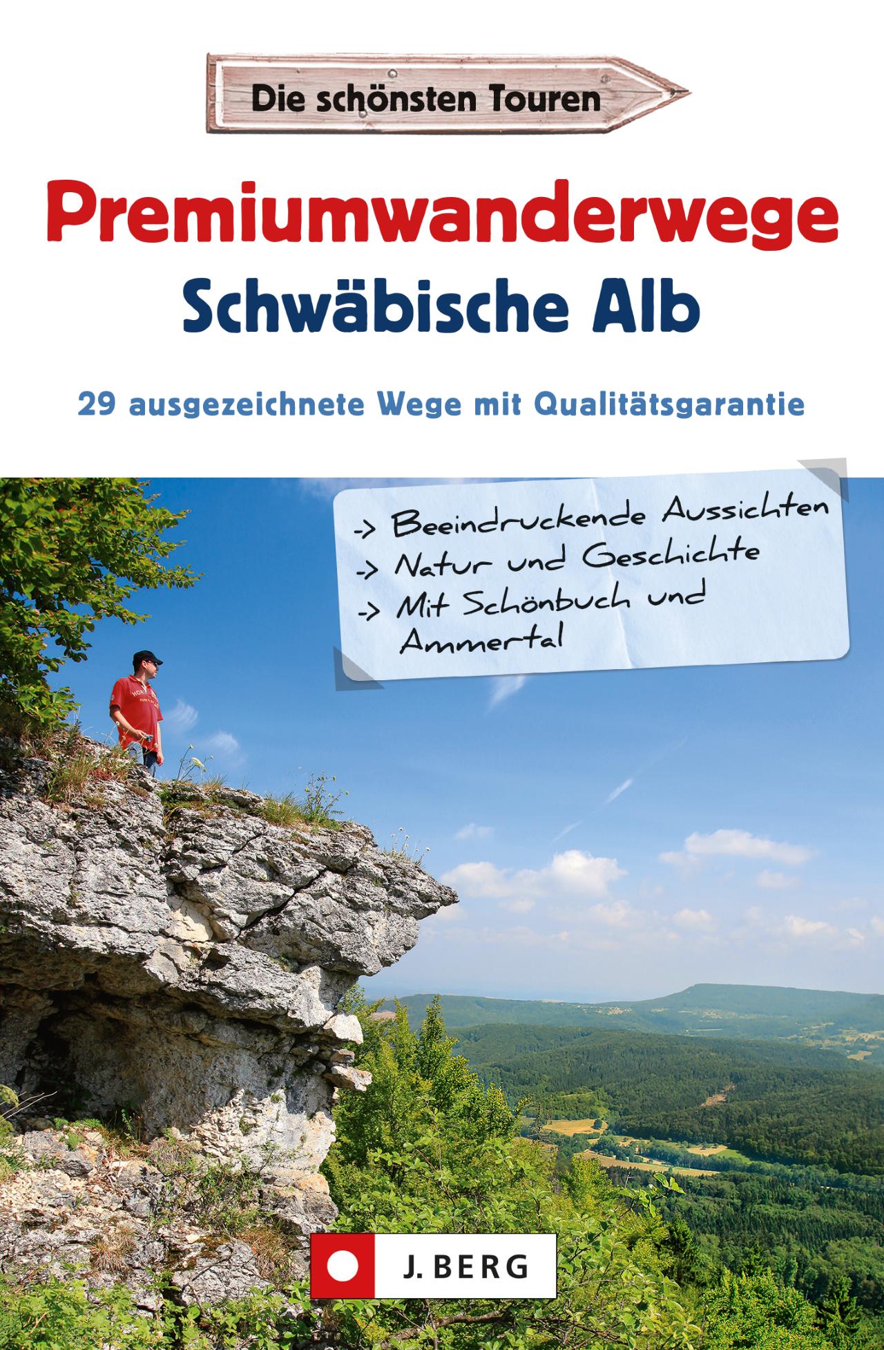 Vorderes Coverbild Premiumwanderwege Schwäbische Alb