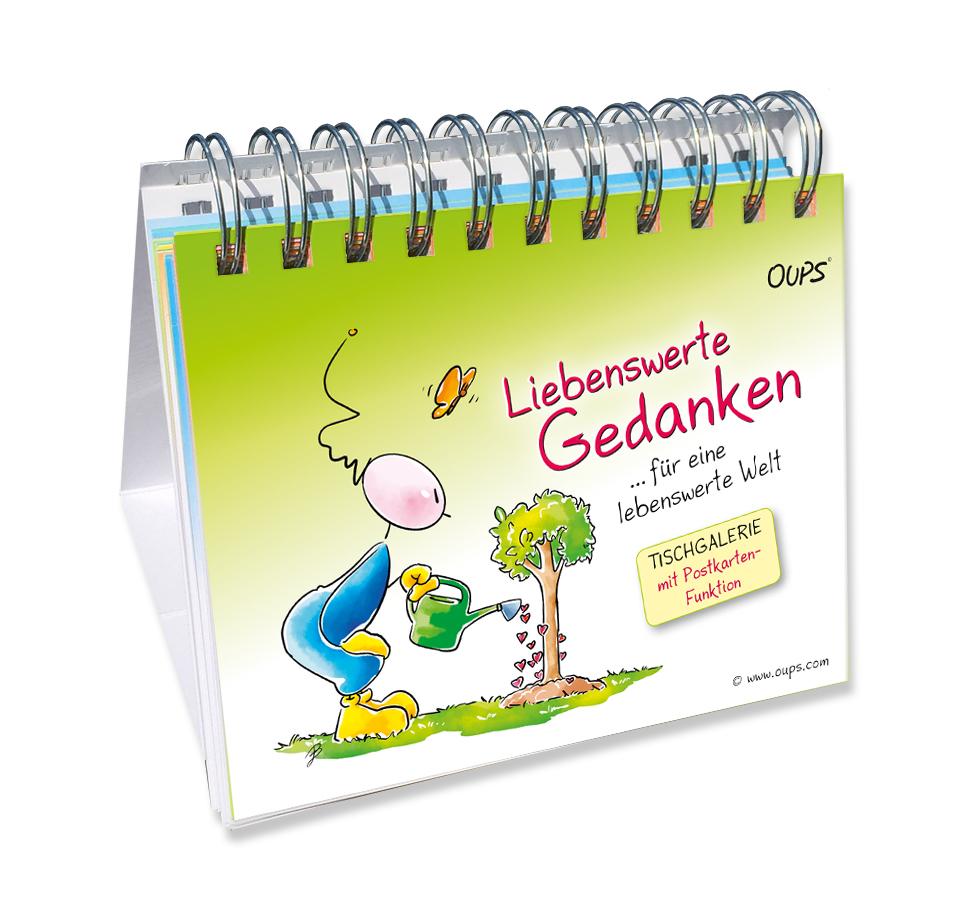 Vorderes Coverbild Oups Postkarten-Tischgalerie - Liebenswerte Gedanken ... für eine lebenswerte Welt